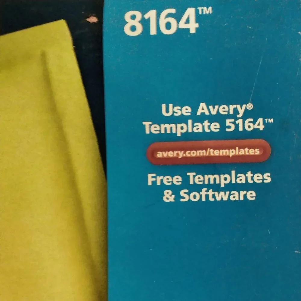 Avery 8164 White Shipping Labels Inkjet 3 X 4 Inch 119 Stickers